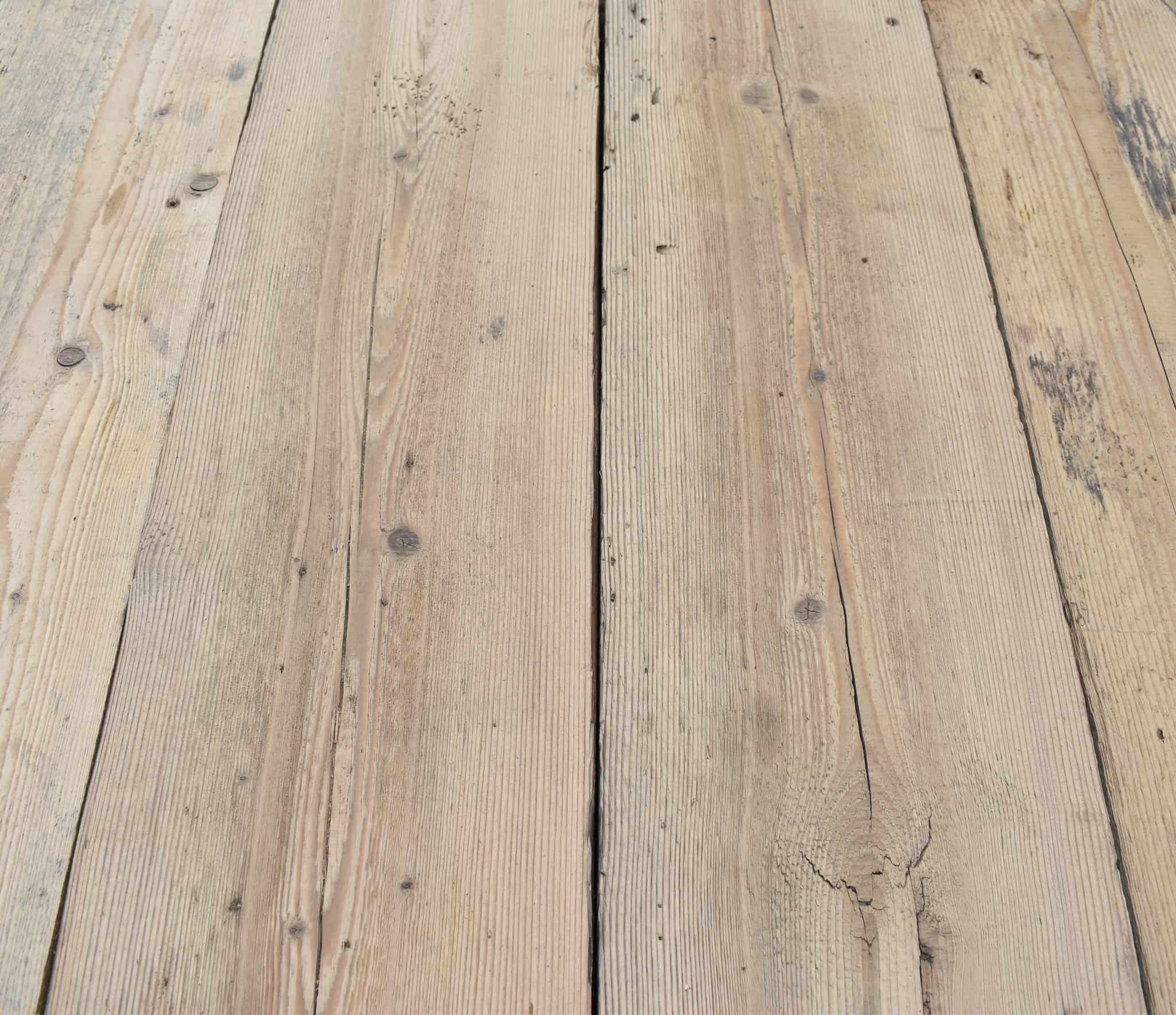 original pine floorboards