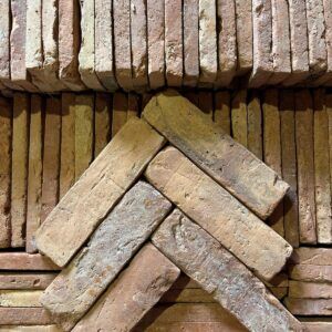 Red/Pink reclaimed brick tiles