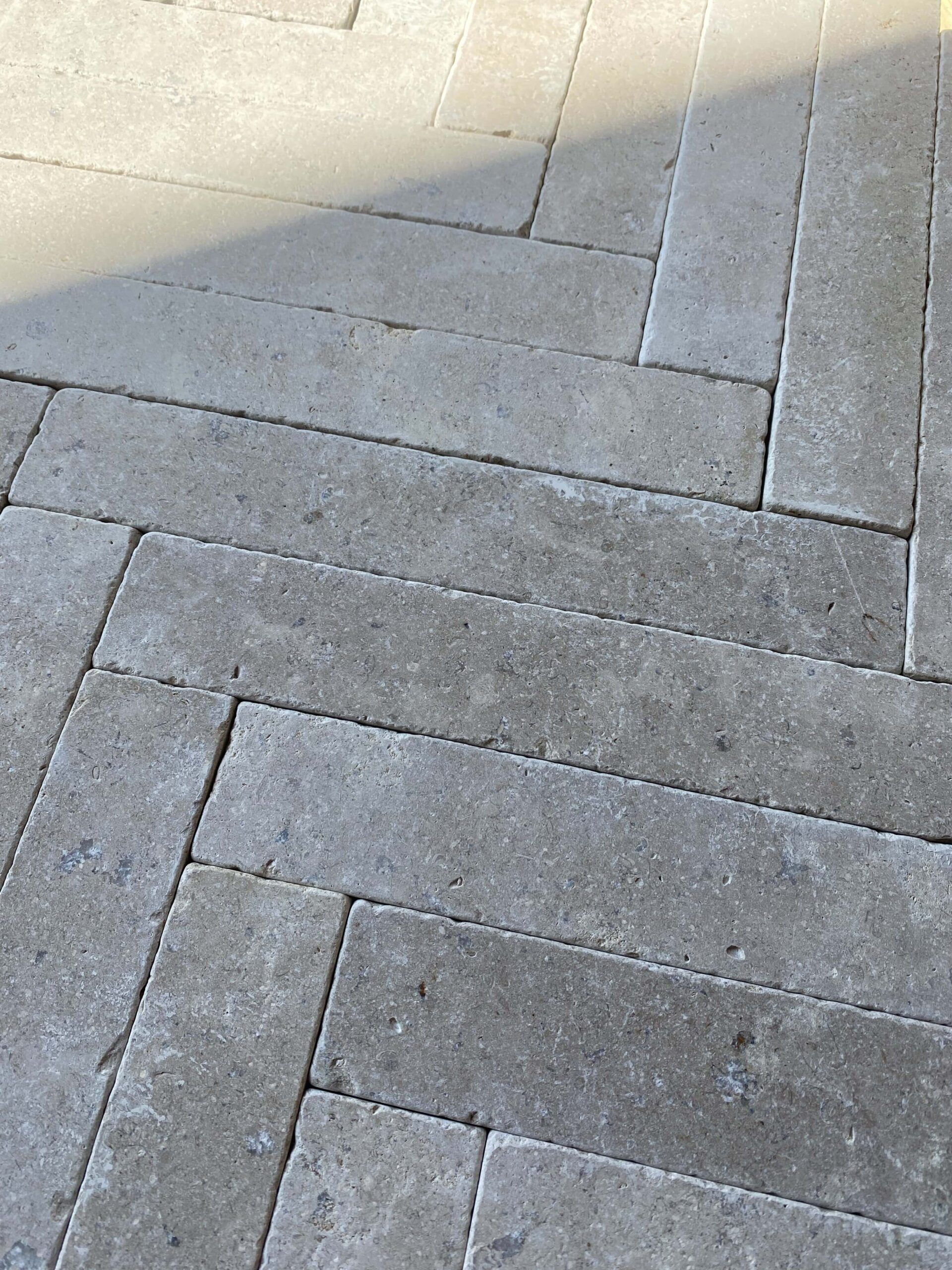 SIP1 parquet limestone tiles
